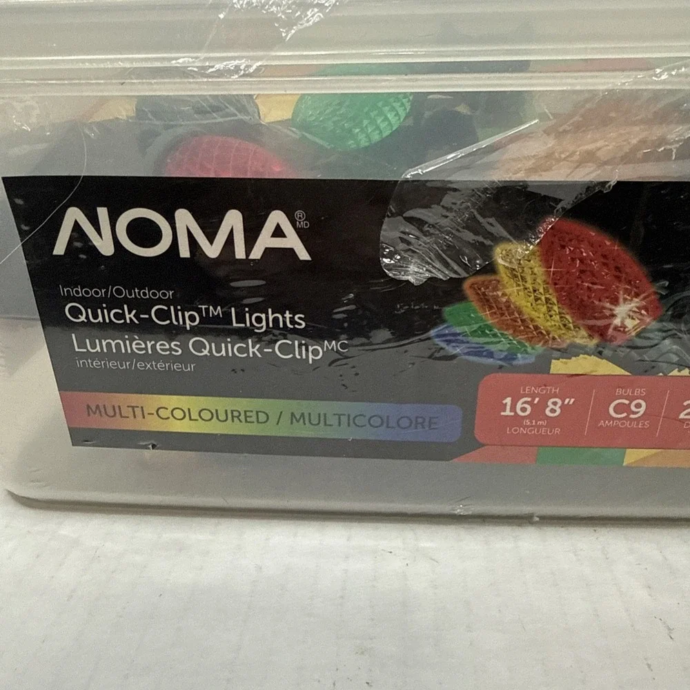 NOMA Quick-clip Lights Indoor/Outdoor Multicolor 16'8